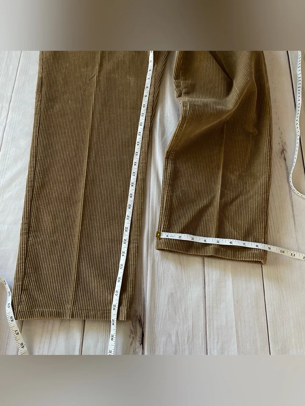 Savane Corduroy Pants Men’s 34x32 Brown Pecan Straight Relaxed Casual Preppy